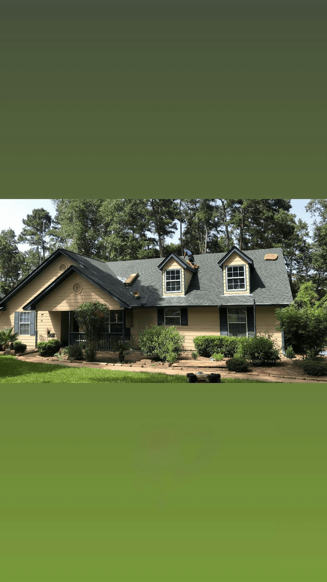 After - Residential roof replacement