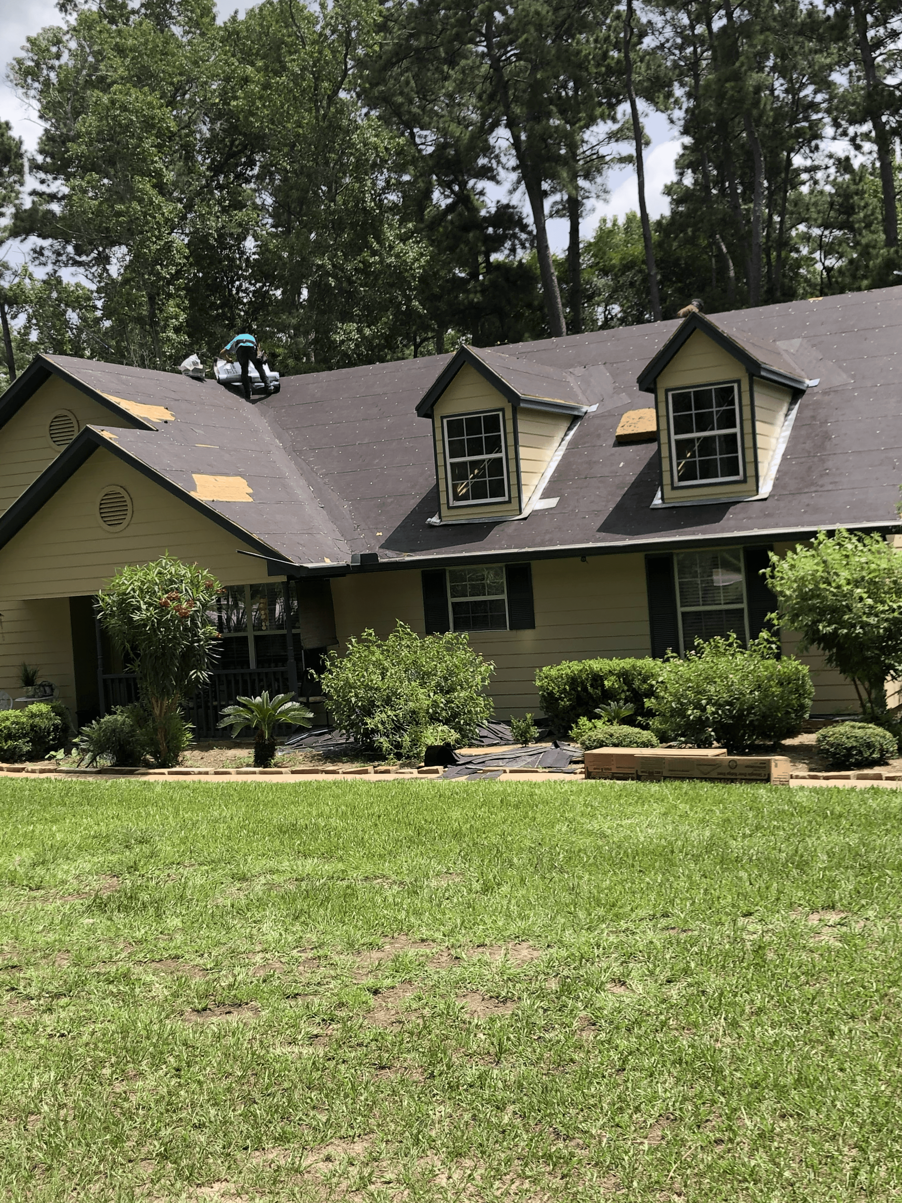 Before - Residential roof replacement